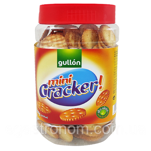 Печиво міні крекер Гуллон Gullon Mini cracker 350g 12шт/ящ (Код: 00-00003866)
