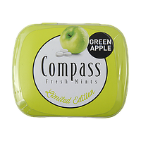 Льодяники яблуко Компас Compass apple 14g 12шт/уп 10уп/ящ (Код: 00-00005463)