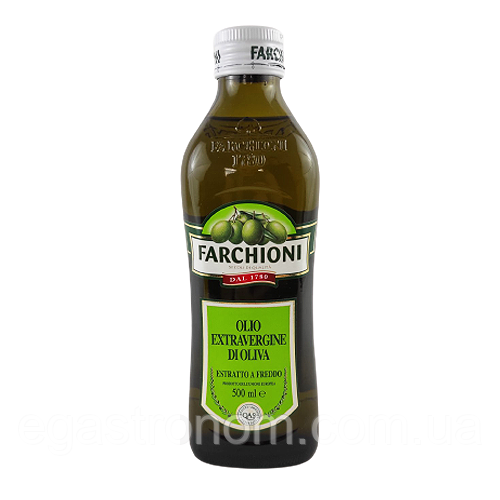 Олія оливкова екстра вірджин Фарчіоні Farchioni Extra Vergine 500ml 12шт/ящ (Код: 00-00004431)