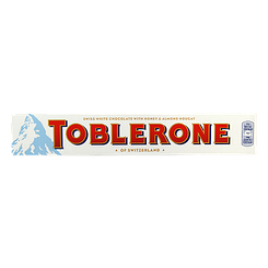 Шоколад білий з медом та мигдалем Тоблероне Toblerone white 100g 20шт/ящ (Код: 00-00005613)