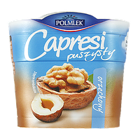 Сир вершковий горіх Капрезі Capresi puszysty 150g 12шт/ящ (Код: 00-00005623)