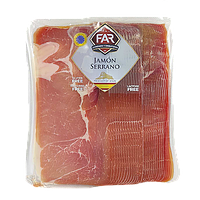 Хамон нарізка Фар Серрано Far Serrano 500g 8шт/ящ (Код: 00-00003017)