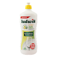 Засіб для миття посуду цитрусовий чай Людвік Ludwik plyn do naczyn cytrusy/herbata 900g 12шт/ящ (Код: