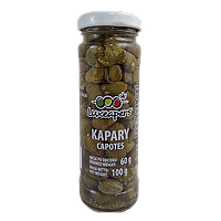 Каперси малі Люксаперс Luxeapers 60/100g 12шт/ящ (Код: 00-00000334)