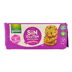 Печиво (без цукру та глютену) Гуллон Gullon chip choco sin gluten 130g 12шт/ящ (Код: 00-00000736)