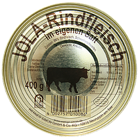 Тушонка з яловичини Вернер-саймон Werner-simon rindfleisch 400g 6шт/ящ (Код: 00-00011965)