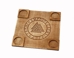 Алтарна дошка «Руни» Коричнева