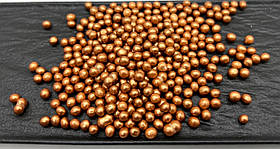 Кульки в білому Бельгійському шоколаді Мідь 5-7 мм, 100 г