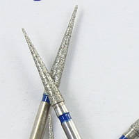 Фреза насадка алмазная ИГЛА 2,7/15,0 мм (DFA China) средний алмаз (синее кольцо) MM27