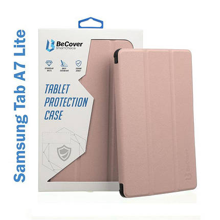 Чохол книжка PU BeCover Smart для Samsung Tab A7 Lite T220 T225 8.7 Rose/Gold (706460), фото 1