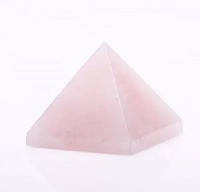 Пирамида из натурального камня Розовый кварц