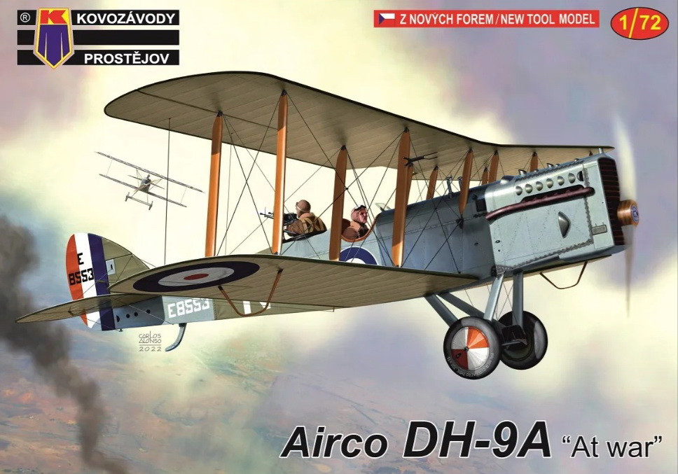 Пластикова модель 1/72 Kovozavody Prostejov 0310 британський бомбардувальник Airco DH-9A „At war“
