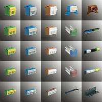 КЛЕМИ, ЗАГЛУШКИ ДЛЯ ЩИТІВ та ін.