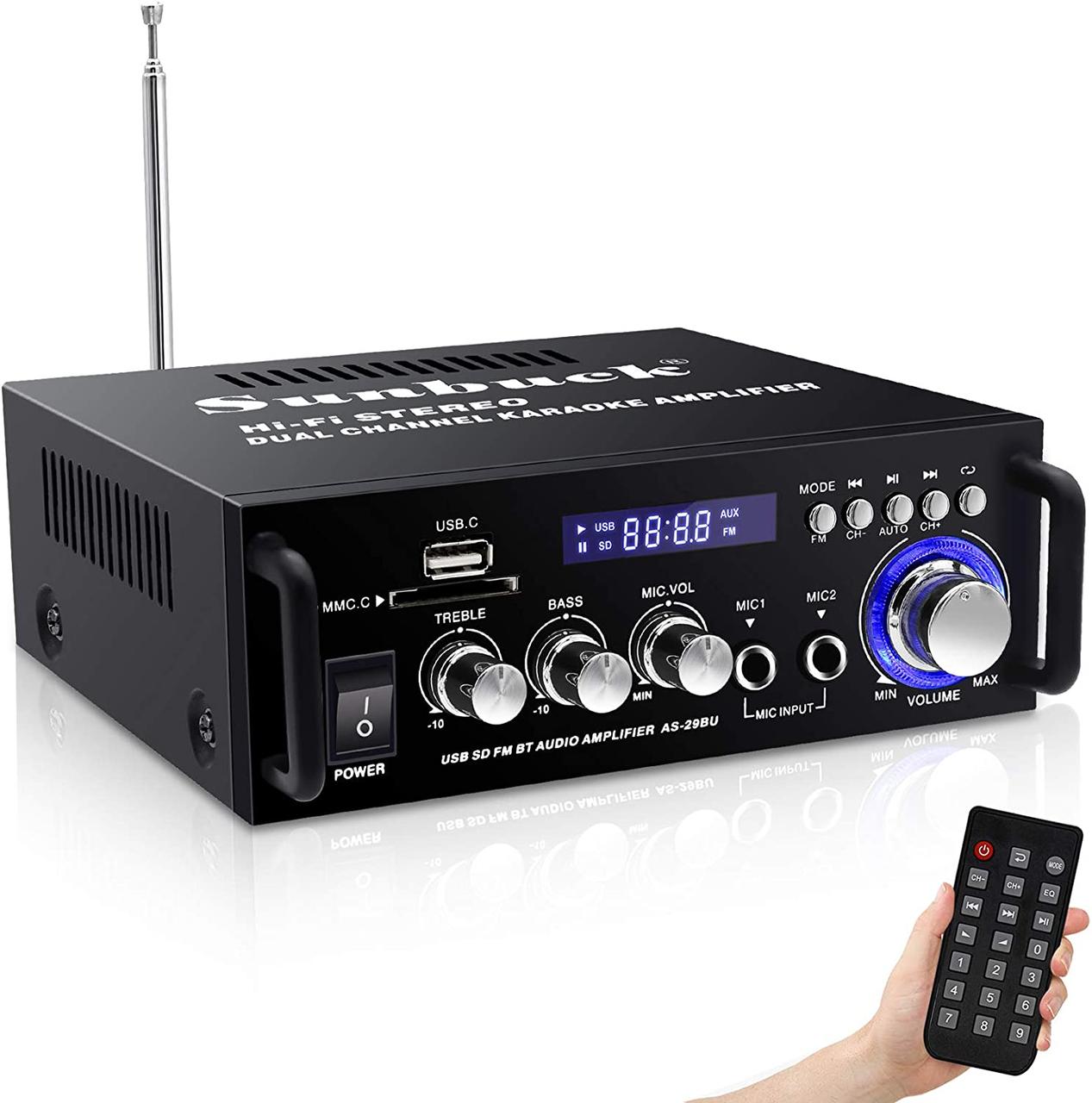 Беспроводная Bluetooth-стереоусилительная Система\ Аудиоприемник ...