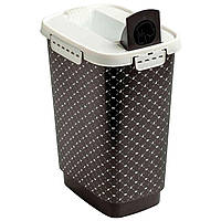 Контейнер для сухого корму Rotho Cody 50 л (40020) чорний, для котів і собак