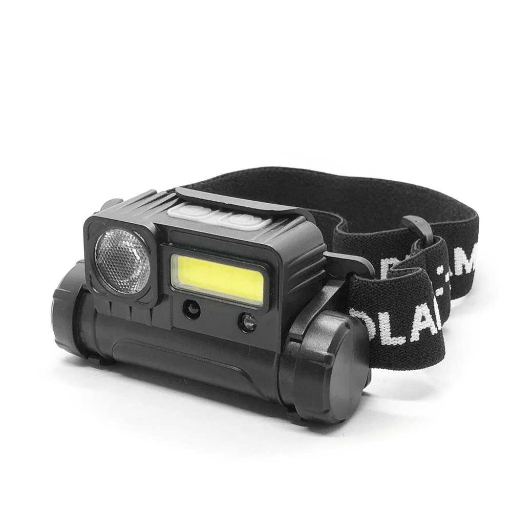 Налобний ліхтарик BL-123 (8137) з червоним світлом та датчиком руху
