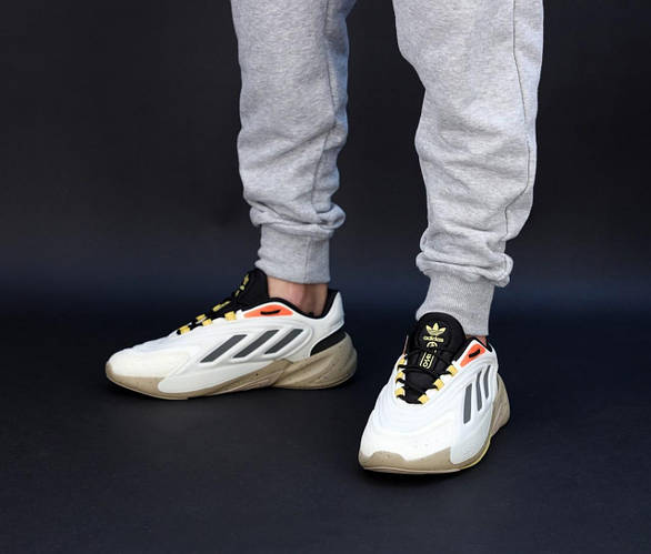 Мужские кроссовки Adidas Ozelia белые, кроссовки адидас озелиа тканевые ...