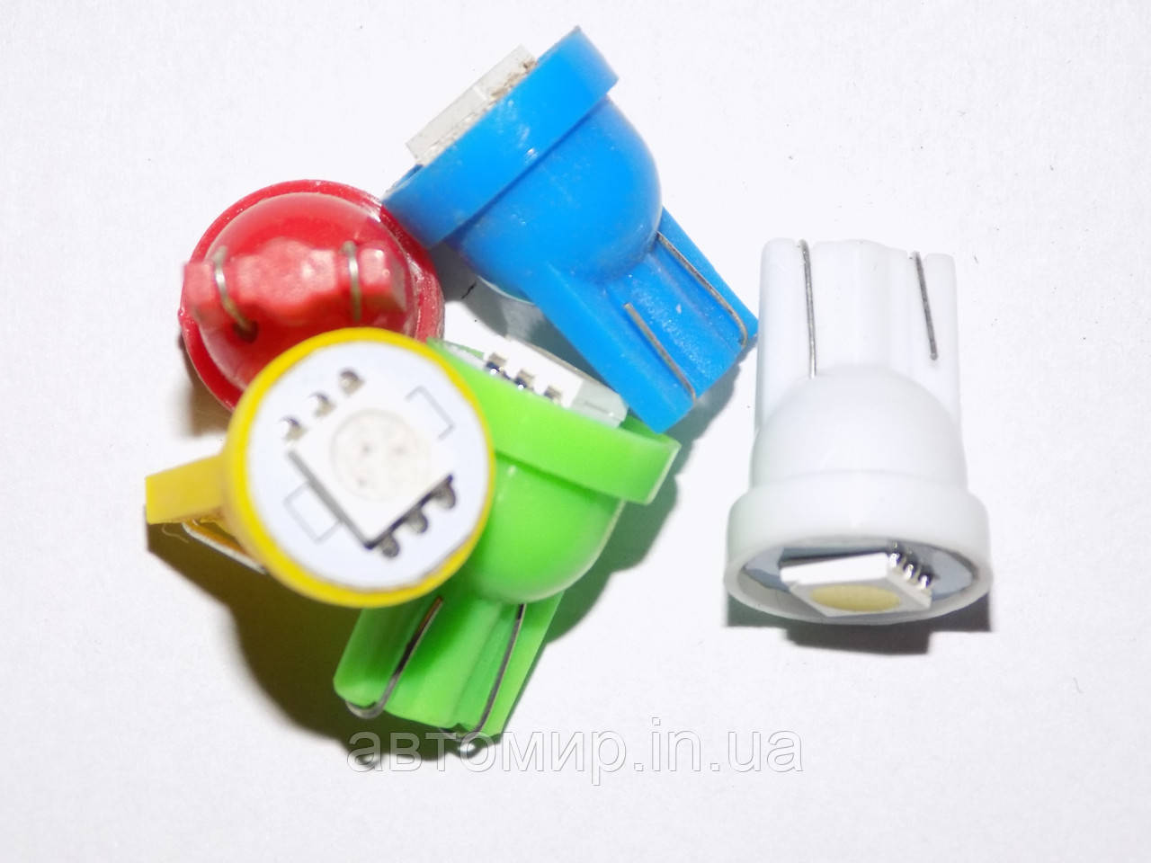 Лампа автомобільна світлодіодна без цоколя T10-1SMD-5050-12V