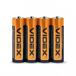 Батарейка сольова Videx R6P, АА, 1.5В, 850мАч, 1 шт.