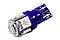 Світлодіодна лампа AllLight T10 5 діодів 5050 W2,1x9,5d 12V BLUE, фото 3