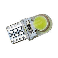 Світлодіодна лампа Т10 (W5W) COB mini silicone 12V Білий