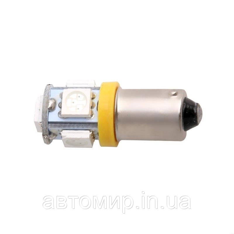 Світлодіодна лампа T4W 5SMD 5050 Жовта 12V