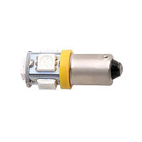 Світлодіодна лампа T4W 5SMD 5050 Жовта 12V