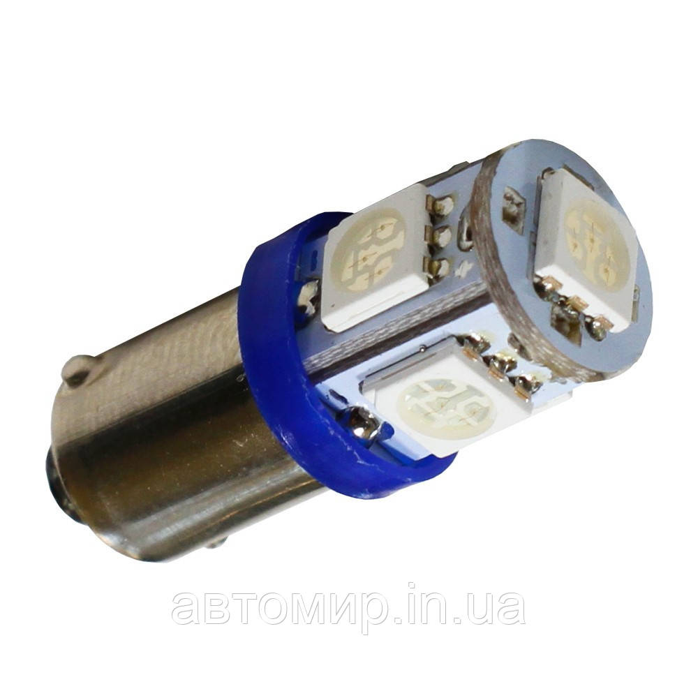 Світлодіодна лампа T4W 5SMD 5050 Синій 12V