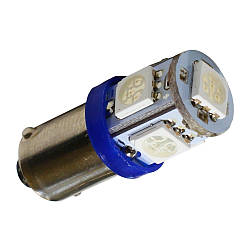 Світлодіодна лампа T4W 5SMD 5050 Синій 12V