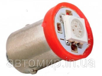 Світлодіодна лампа T4W 1SMD 5050 Червоний 12V