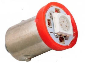 Світлодіодна лампа T4W 1SMD 5050 Червоний 12V