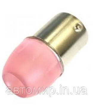 Світлодіодна лампа з цоколем 1156 BA15s P21W 3 smd 5630 Червона, фото 1