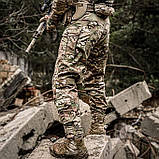Якісні тактичні військові штани ЗСУ мультикам з наколінниками Multicam, фото 2