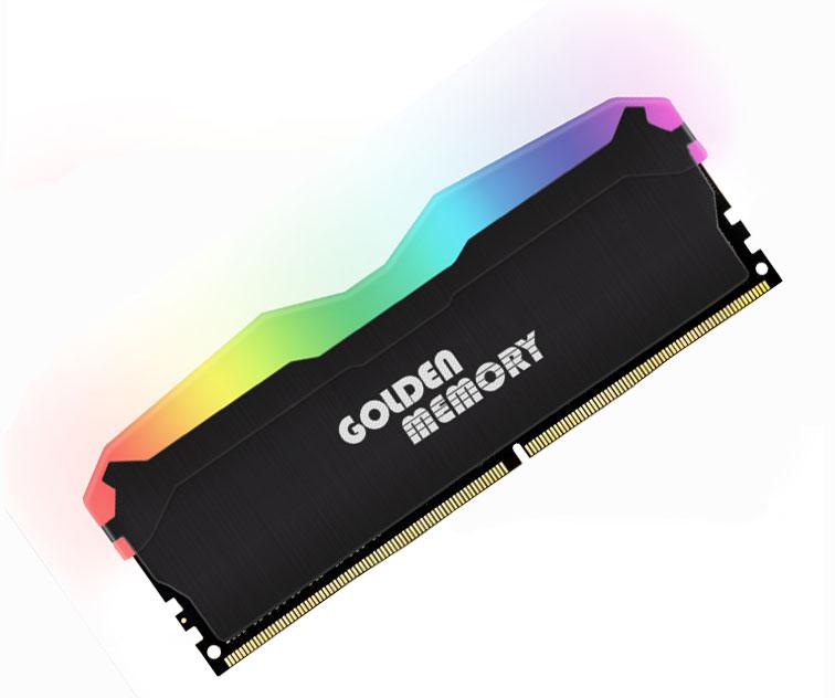 RGB DDR4 3000 8Gb PC4-24000 CL17 1Rx8 - Оперативна пам'ять Golden Memory ДДР4 8 ГБ з радіаторами