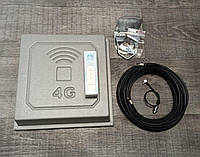 Комплект 4G модем с WIFI ZTE MF79U c планшетной антенной 17Дб