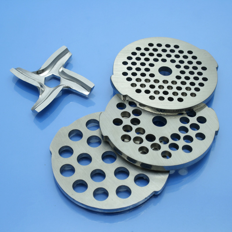 Решітки та ніж м'ясорубки Tefal Le Hachoir 1700, 1800, 1500, ME701, ME710, 8574.84, ME700188, 8574.88, ME701188, ME71083E, фото 1