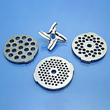 Решітки та ніж м'ясорубки Tefal Le Hachoir 1700, 1800, 1500, ME701, ME710, 8574.84, ME700188, 8574.88, ME701188, ME71083E, фото 6