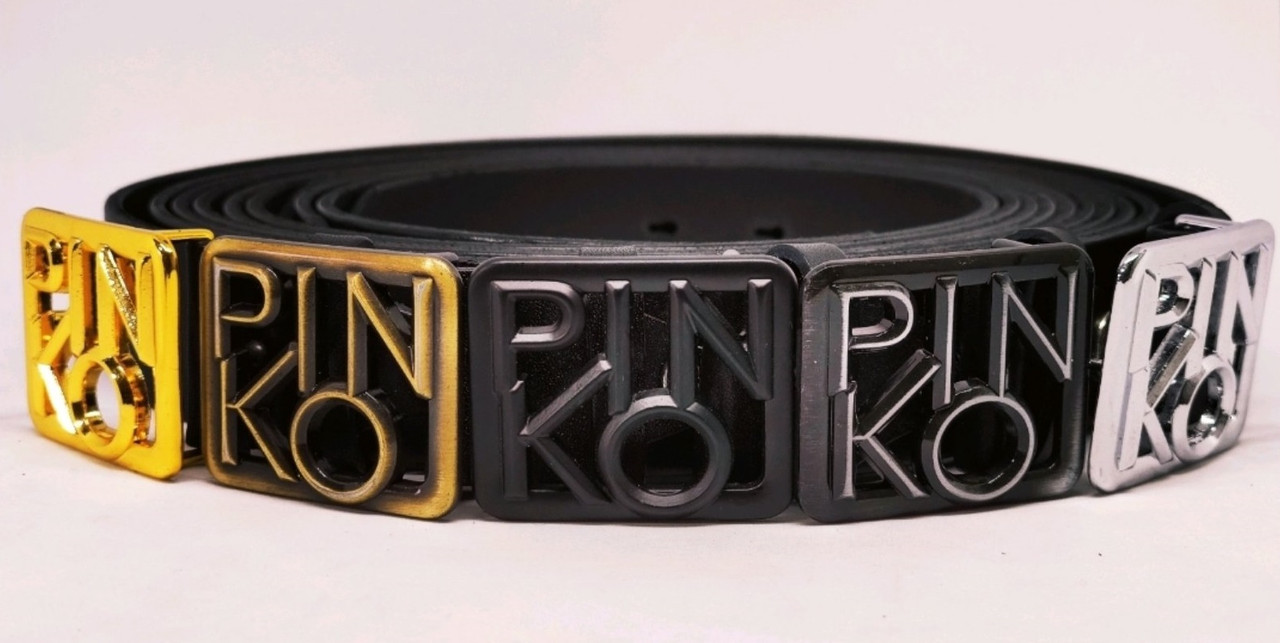 Ремінь шкіряний чоловічий PINKO 40 мм. 930139, фото 1