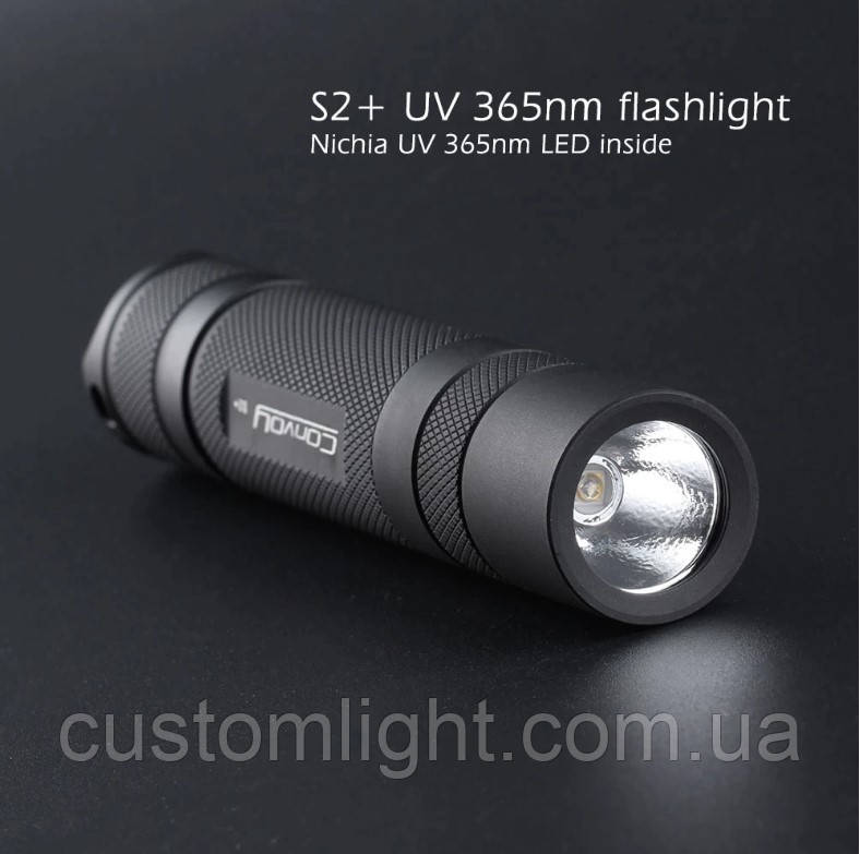 Convoy S2+ UV black 365nm ультрафіолет