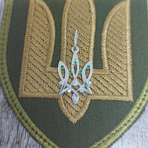 Тризуб з камінням, Кулон Герб  Тризуб, Тризубець, Герб України, Україна, кулон, підвіска, амулет, талісман, фото 5