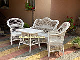 Набір плетених меблів з лози. « Ніжність» Арт: 1450, фото 3