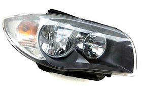 Права фара BMW 1 E87 07-09 ЕЛ. H7+H7 07; -Мотор, DEPO,