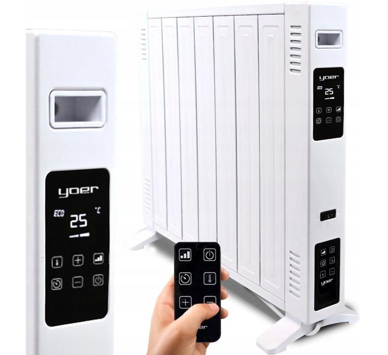 Электрический конвектор обогреватель Yoer SMART 2000 Вт с пультом ...