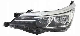 Фара ліва Toyota Corolla E18 EUR 16-19 Depo HB3/H11/WY21W/LED, -лампа, кор.