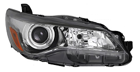 Фара права Toyota Camry XV50 USA 14-17 Depo H11/HB3/W5W, -лампа, жовт.вставка