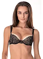 Кружевной бюстгальтер JASMINE push-up черный 75А 75В 75А