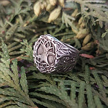 Іггдрасиль, дерево життя, світове дерево кільце печатка, фото 2