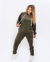 Спортивный костюм женский велюровый БАТАЛ, фото 4