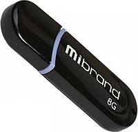 USB Flash 8Gb Mibrand Panther USB 2.0 Black