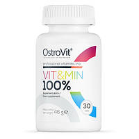 Вітаміни OstroVit  Vit&Min 100% 30 таблеток